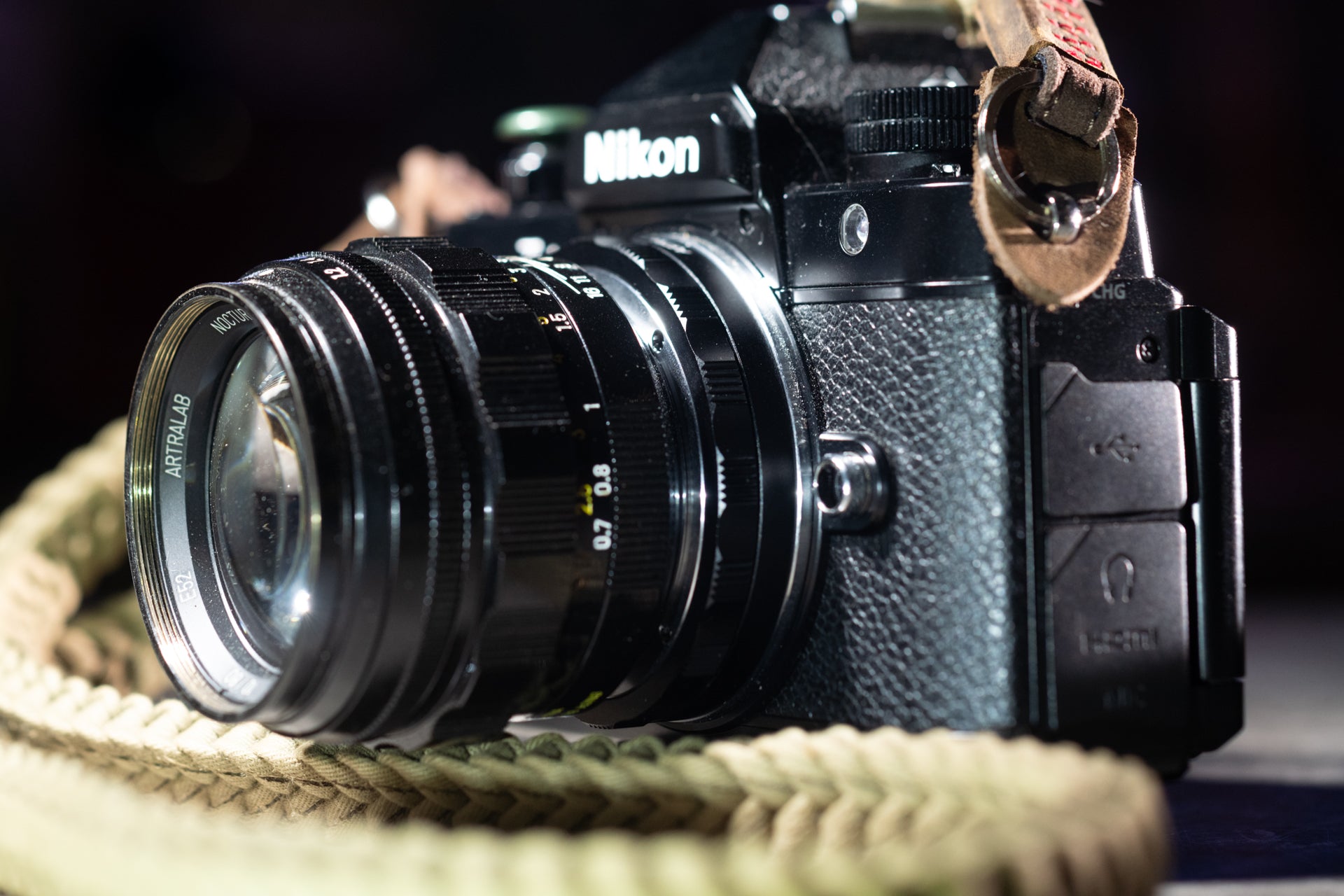 Artra Lab 50mm f1.2 M lens on Nikon ZF