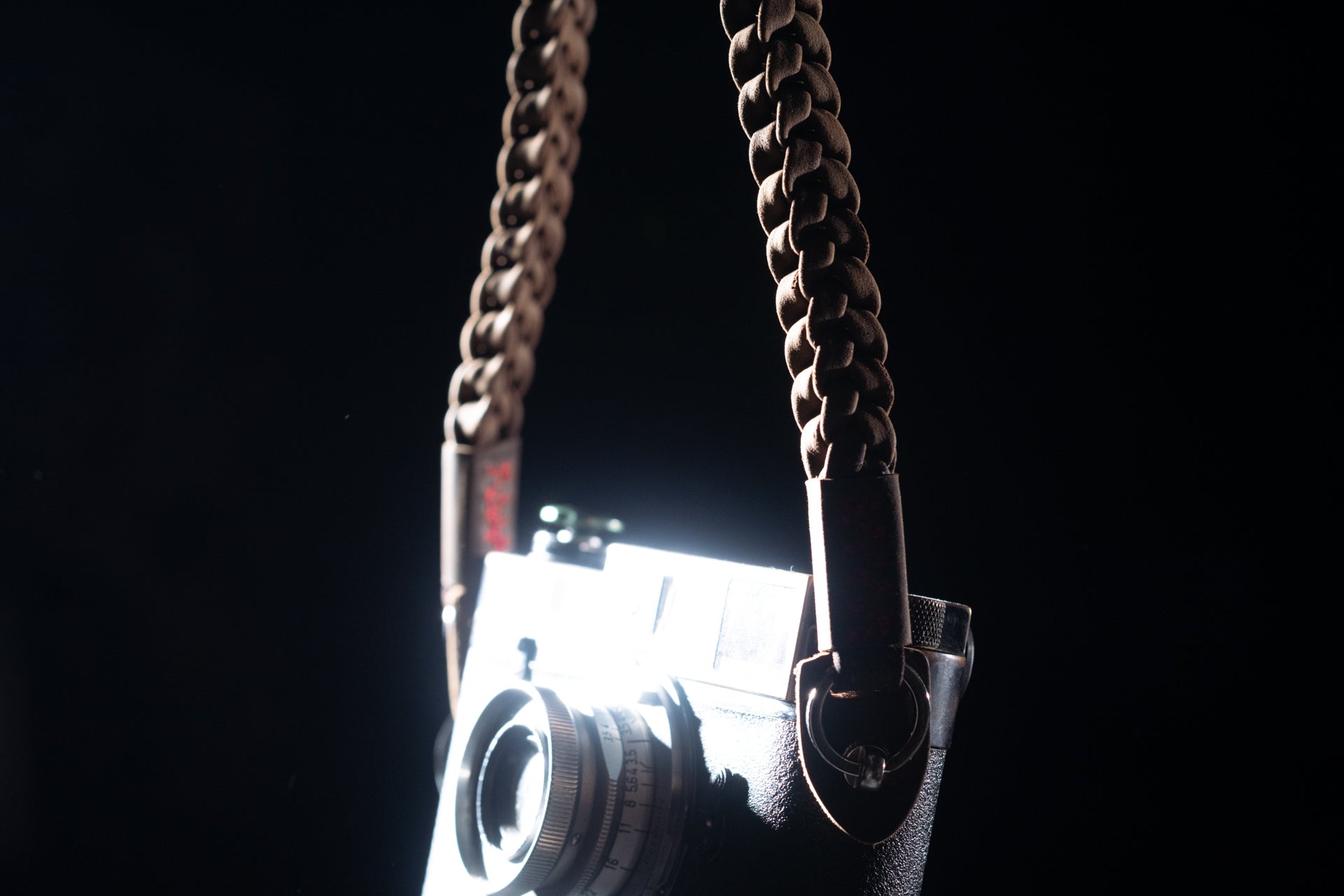 braided leather camera strap for Leica M