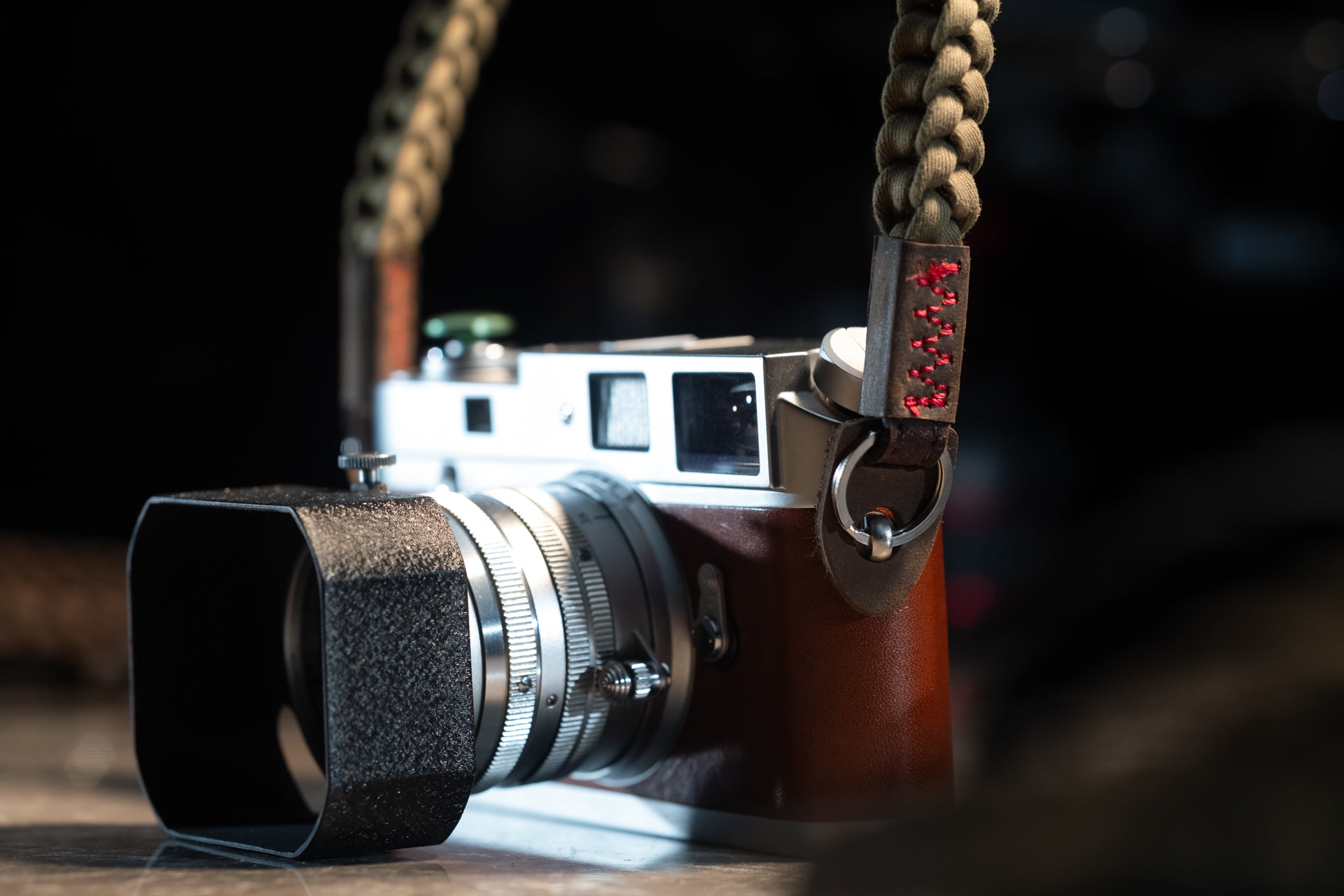 braided camera strap for Leica M
