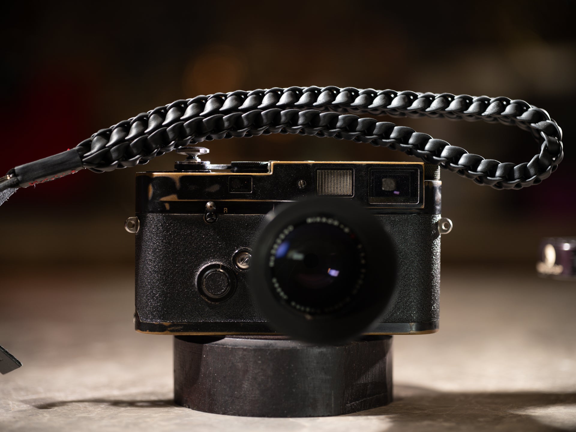 Leather Braided Wrist Strap: Braidy Extra - Shutter Alliance