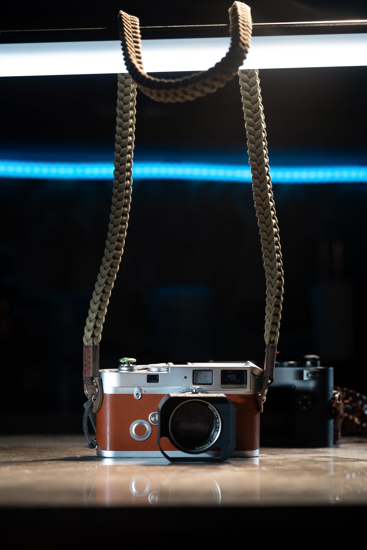 braided camera strap for Leica MP