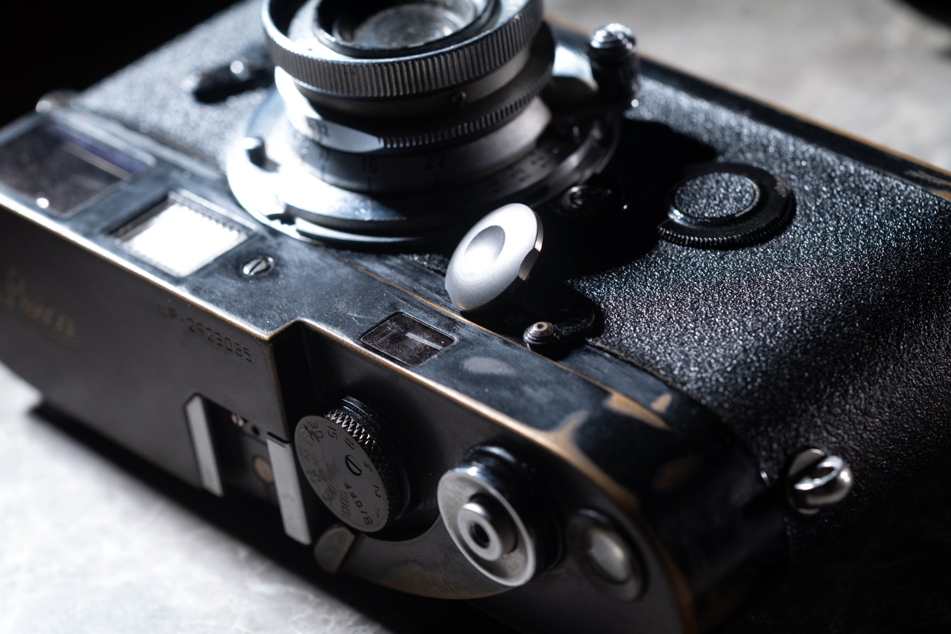 Soft Shutter Release Button: Titanium - Shutter Alliance