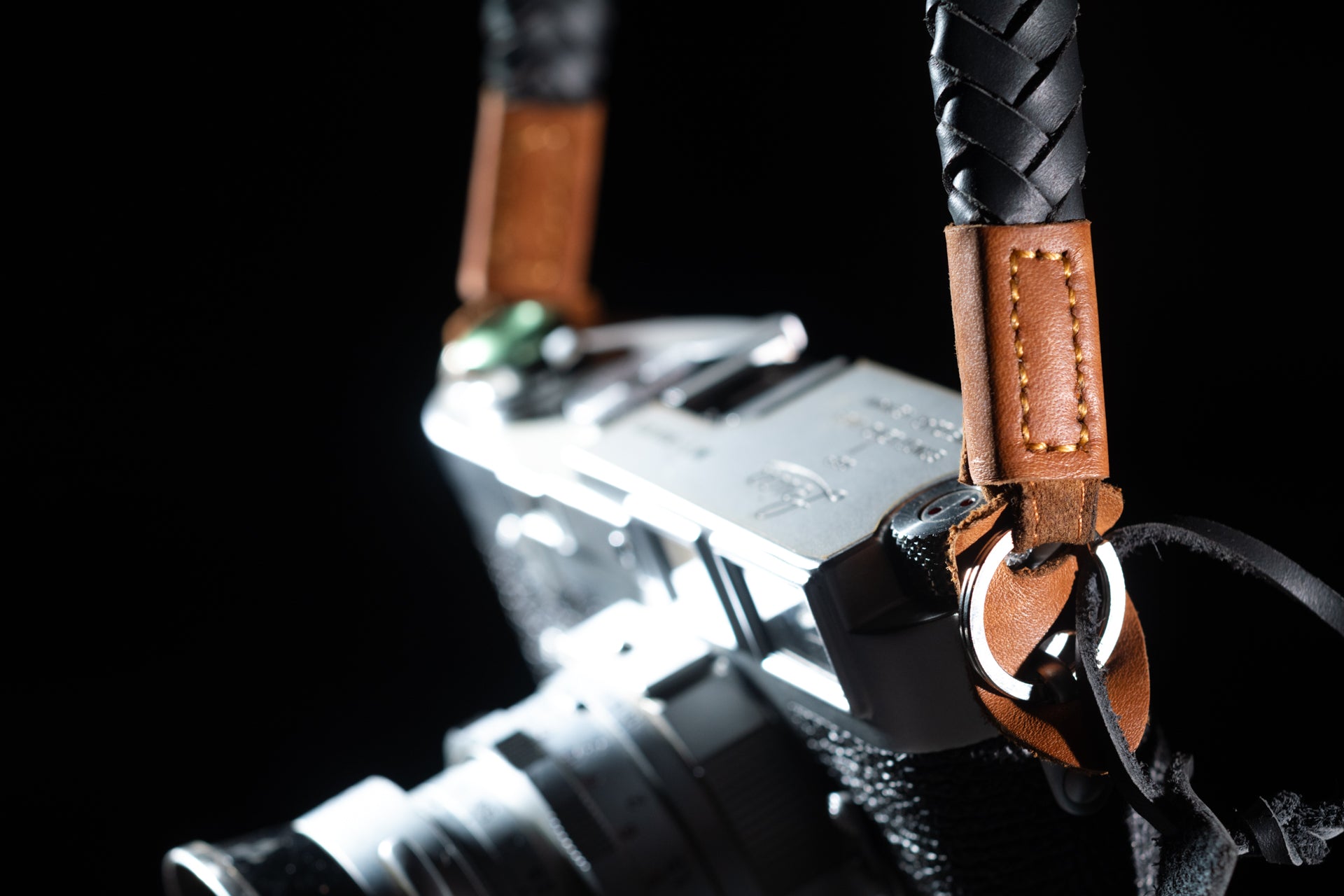 leather camera strap for film camera