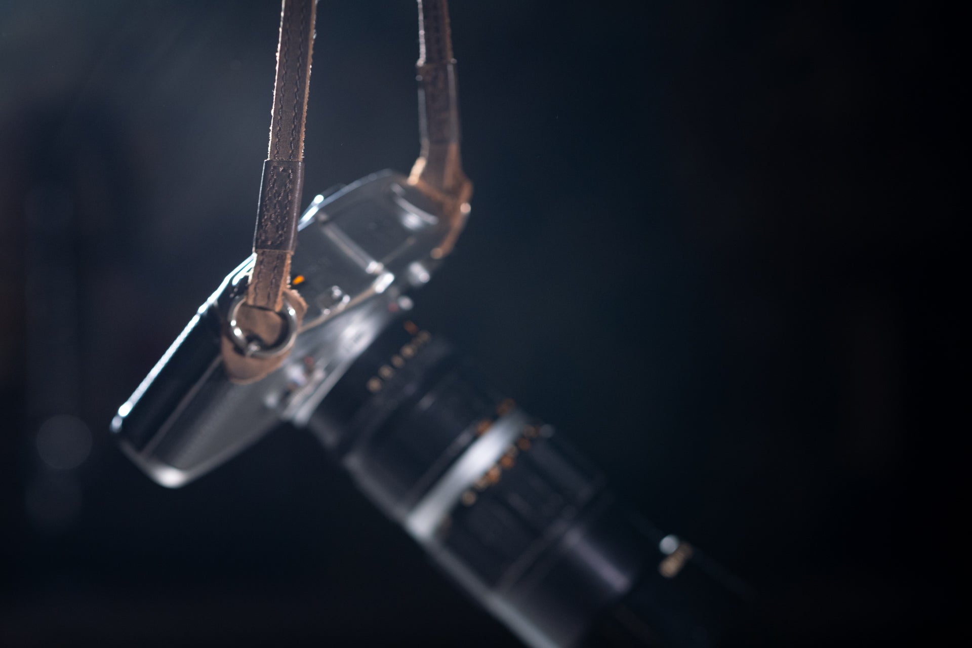 basic leather camera strap for compact cameras